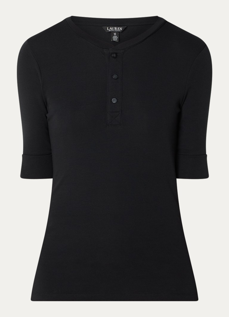 Ralph Lauren  T-shirt met knoopdetail