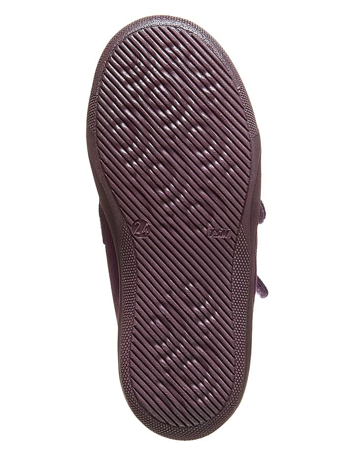 Richter Shoes Leder-Sneakers in Lila/ Silber günstig kaufen 20