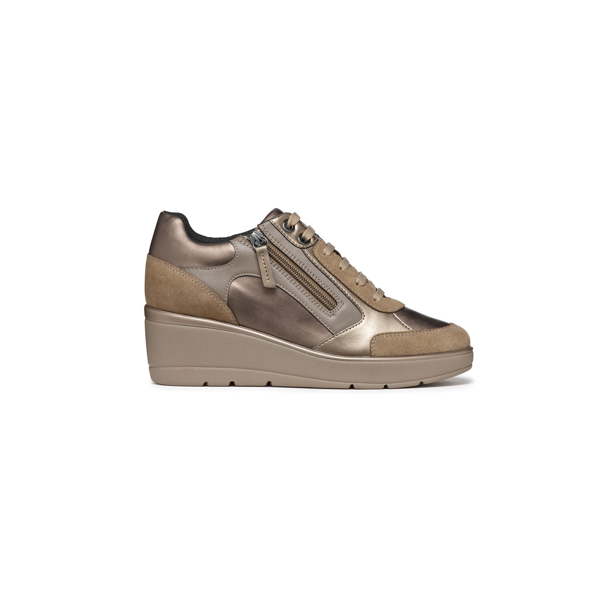 Baskets compensées Ilde dessus cuir synthétique