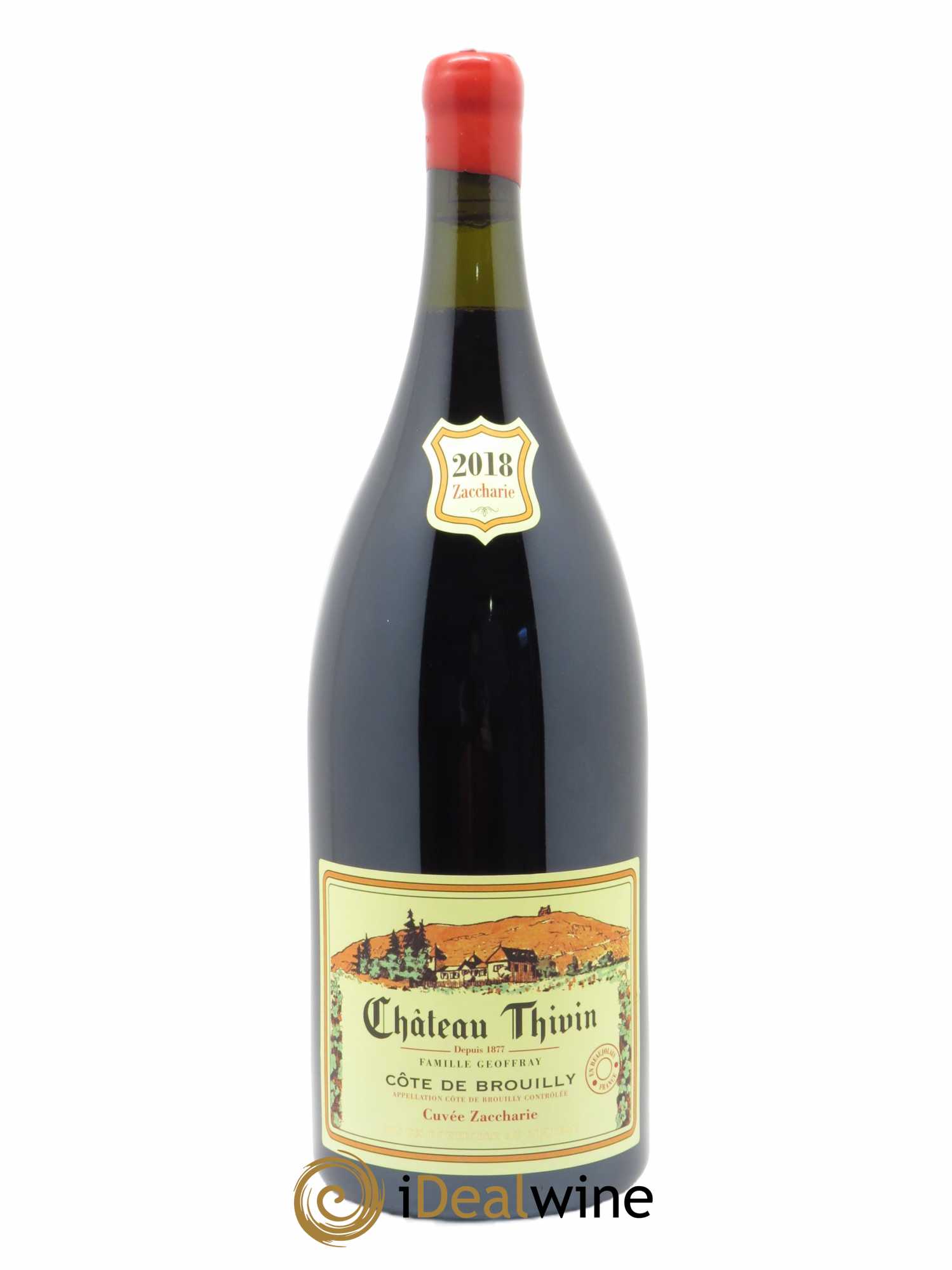 Côte de Brouilly Cuvée Zaccharie Château Thivin  2018 - Lot de 1 Magnum