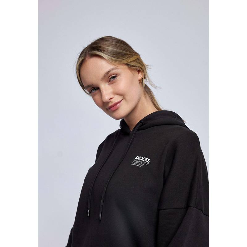 Snocks Oversized Crop Kapuzenpullover Hoodie Hoodie Damen