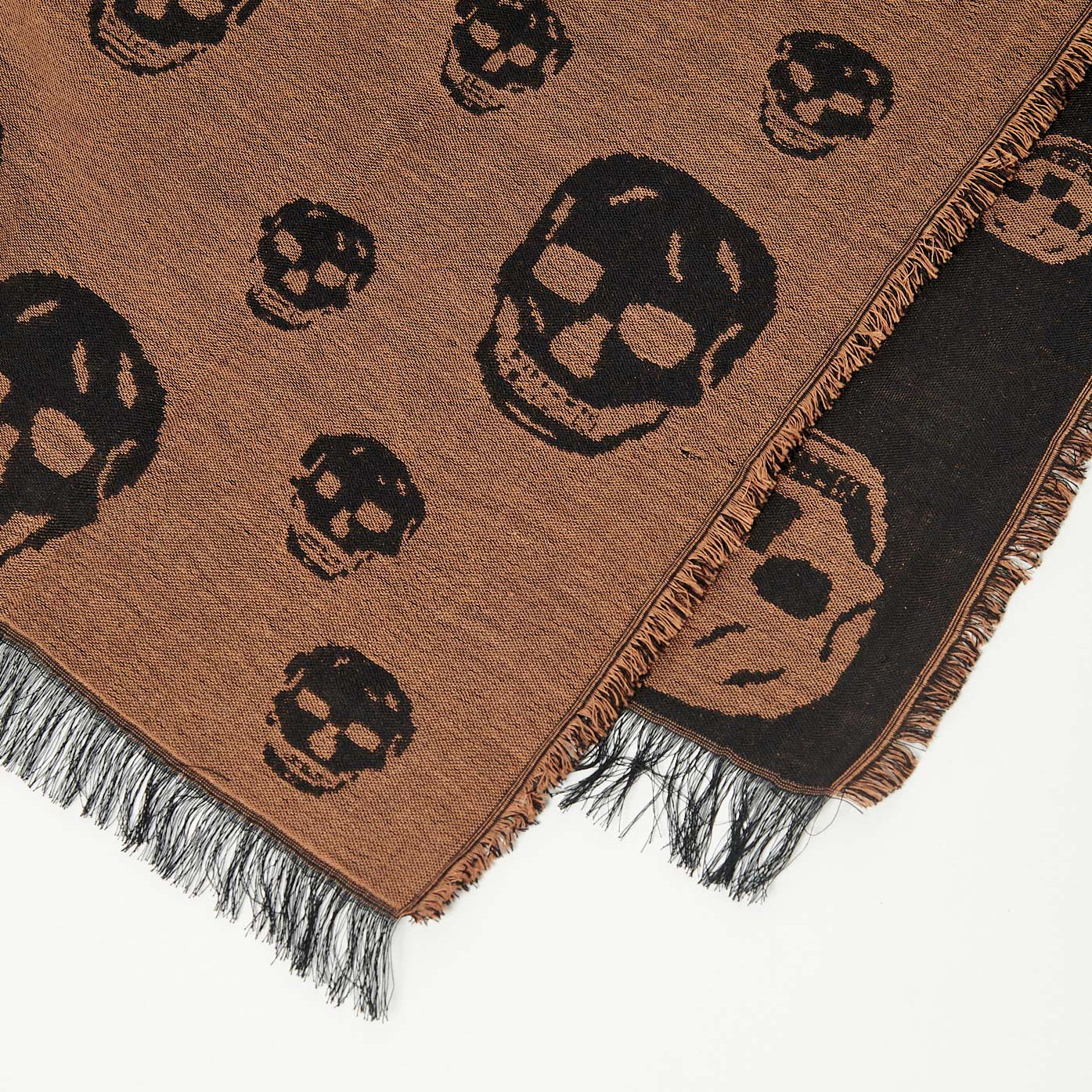 VULL   Cheche marron et noir homme 100% coton