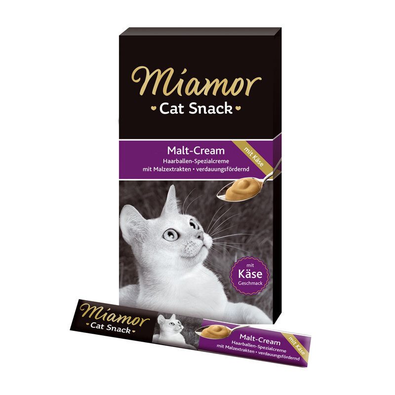 Miamor Snacks Miamor Cat Snack Malt Cream mit Käse 66x15g
