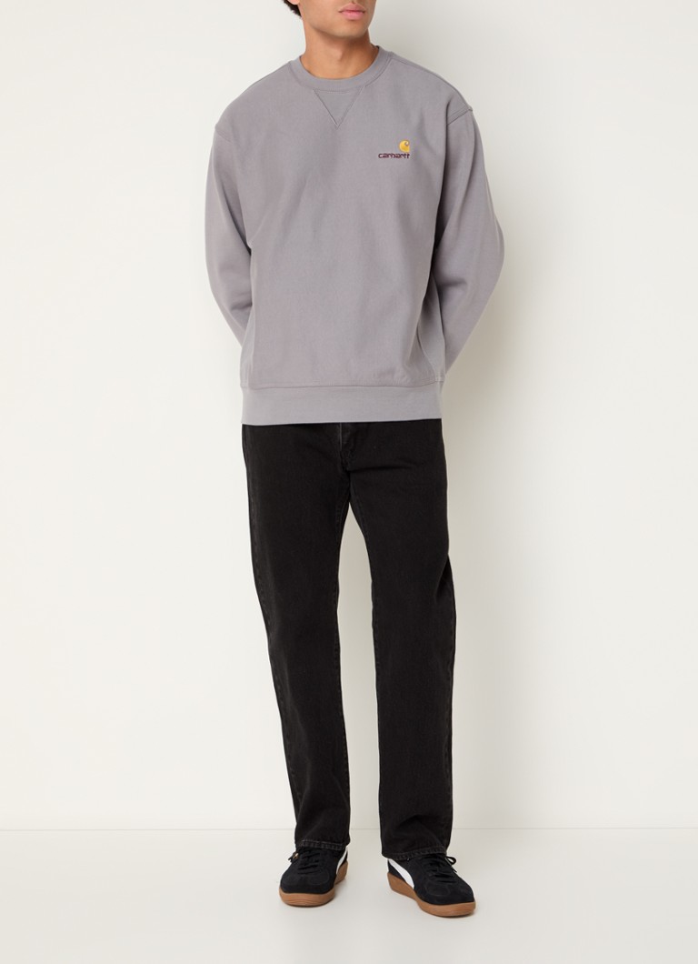 Maglione Carhartt WIP American Script con logo ricamato