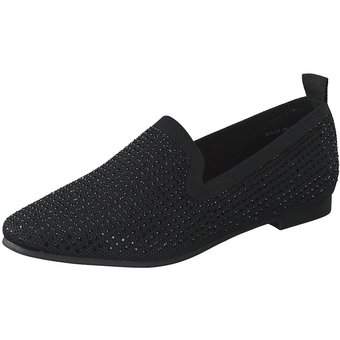 La Strada Slipper in schwarz