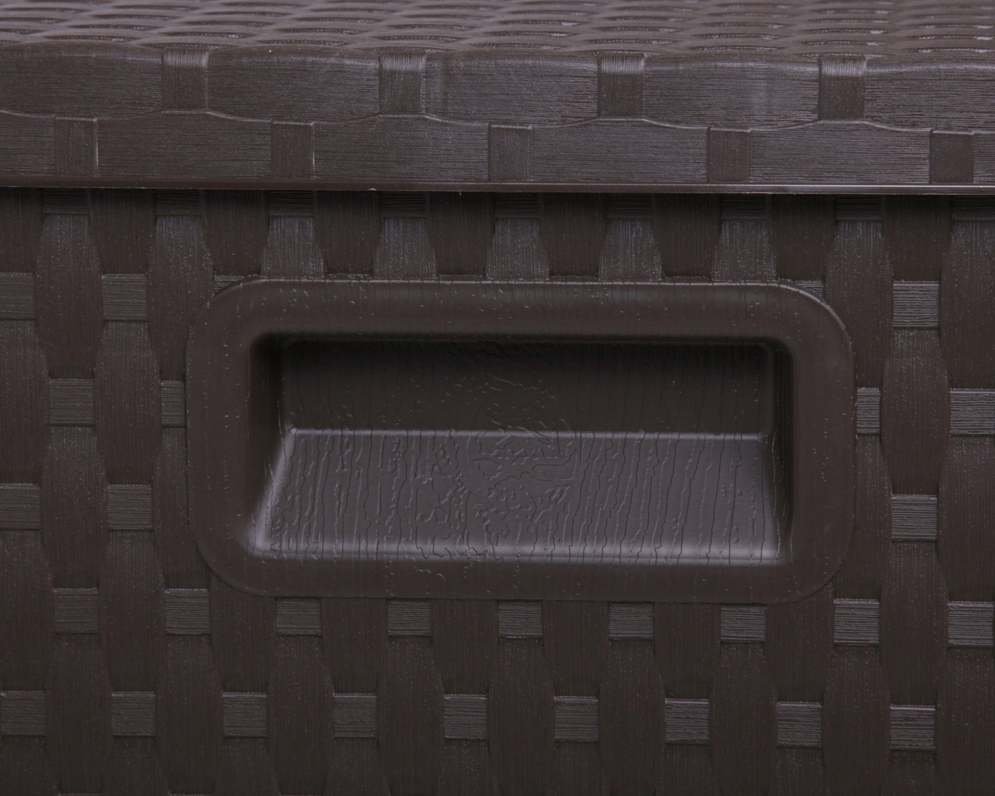 ONDIS24 Kissenbox Rattan, 420 Liter, Kunststoff