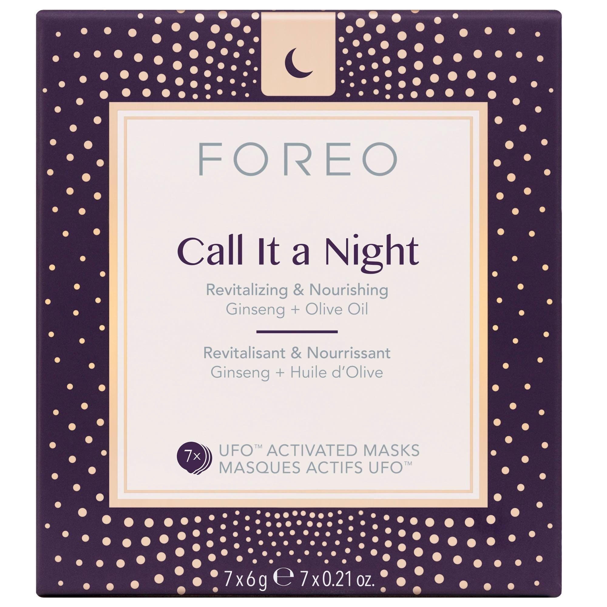 FOREO Tuchmaske Call It a Night Packung, 7 x 6 g, kompatibel mit UFO & UFO mini