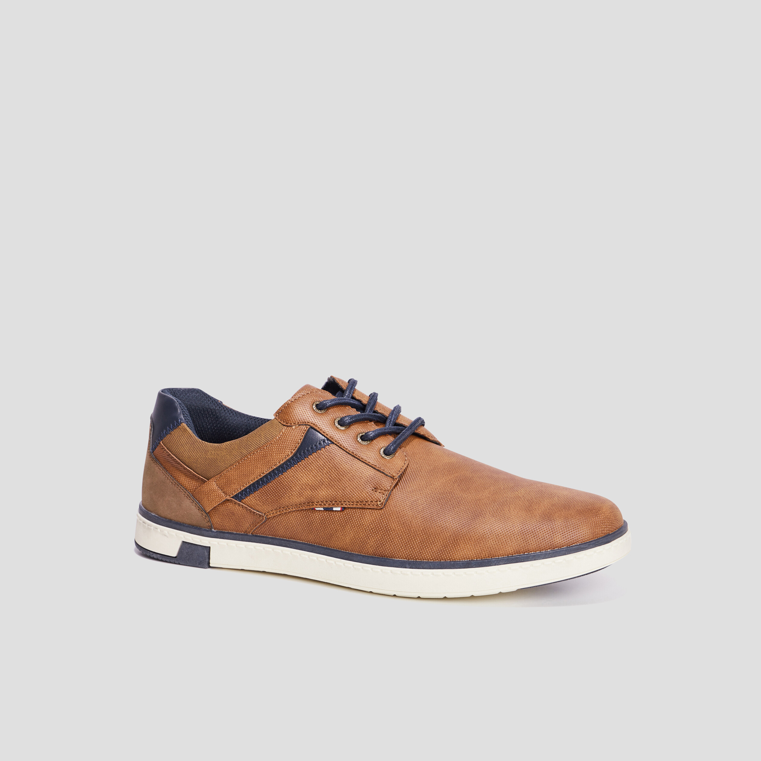 Derbies à lacets Creeks marron homme | La Halle