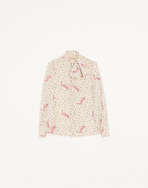 Plusdepois Bubble Crepe De Chine skjorte