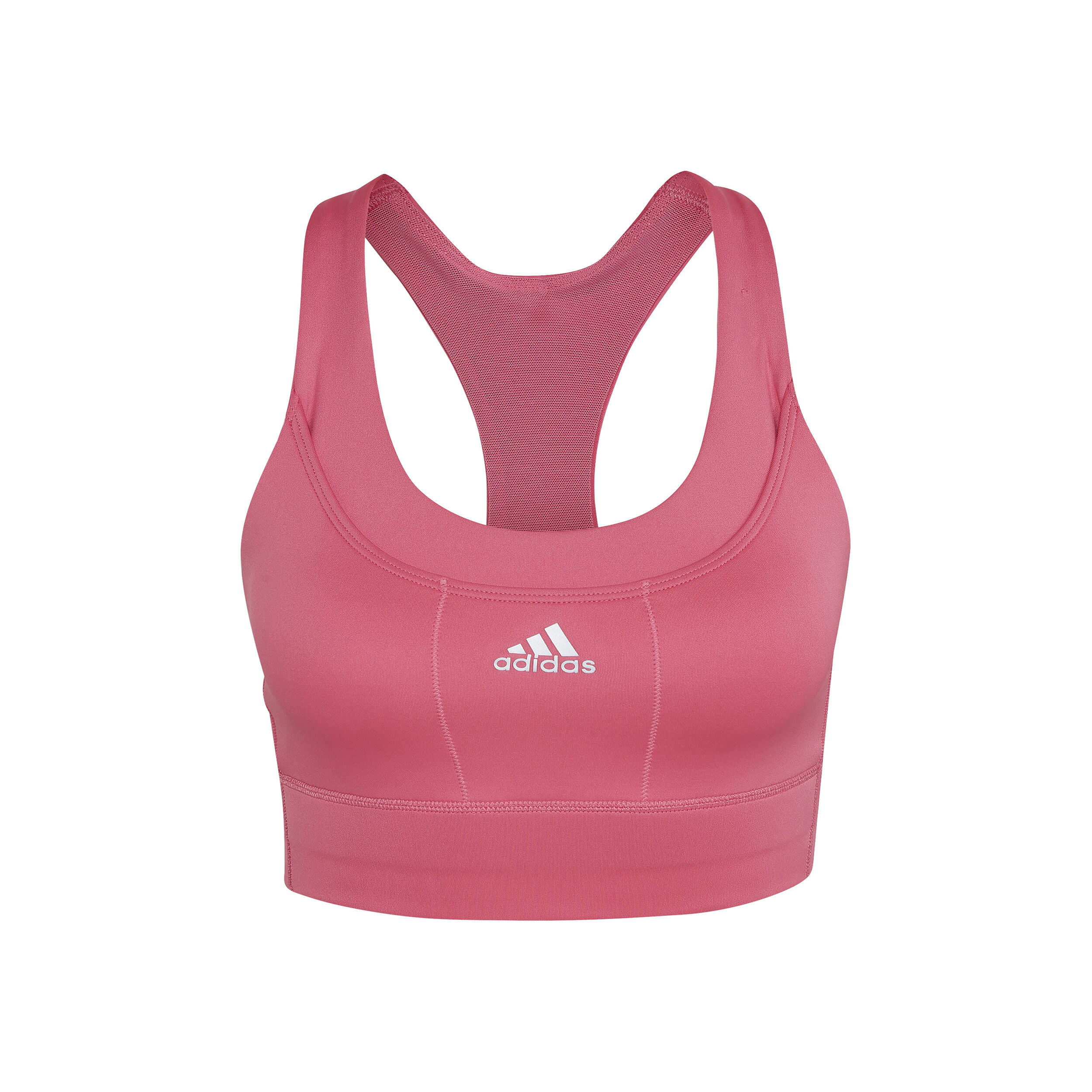 Medium Support Primeknit Sport-BH Damen - Rot