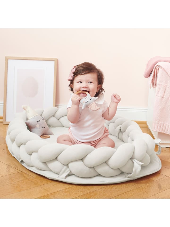 nordic coast company  Baby Nest geflochten 3 in 1 Natur günstig kaufen onesize