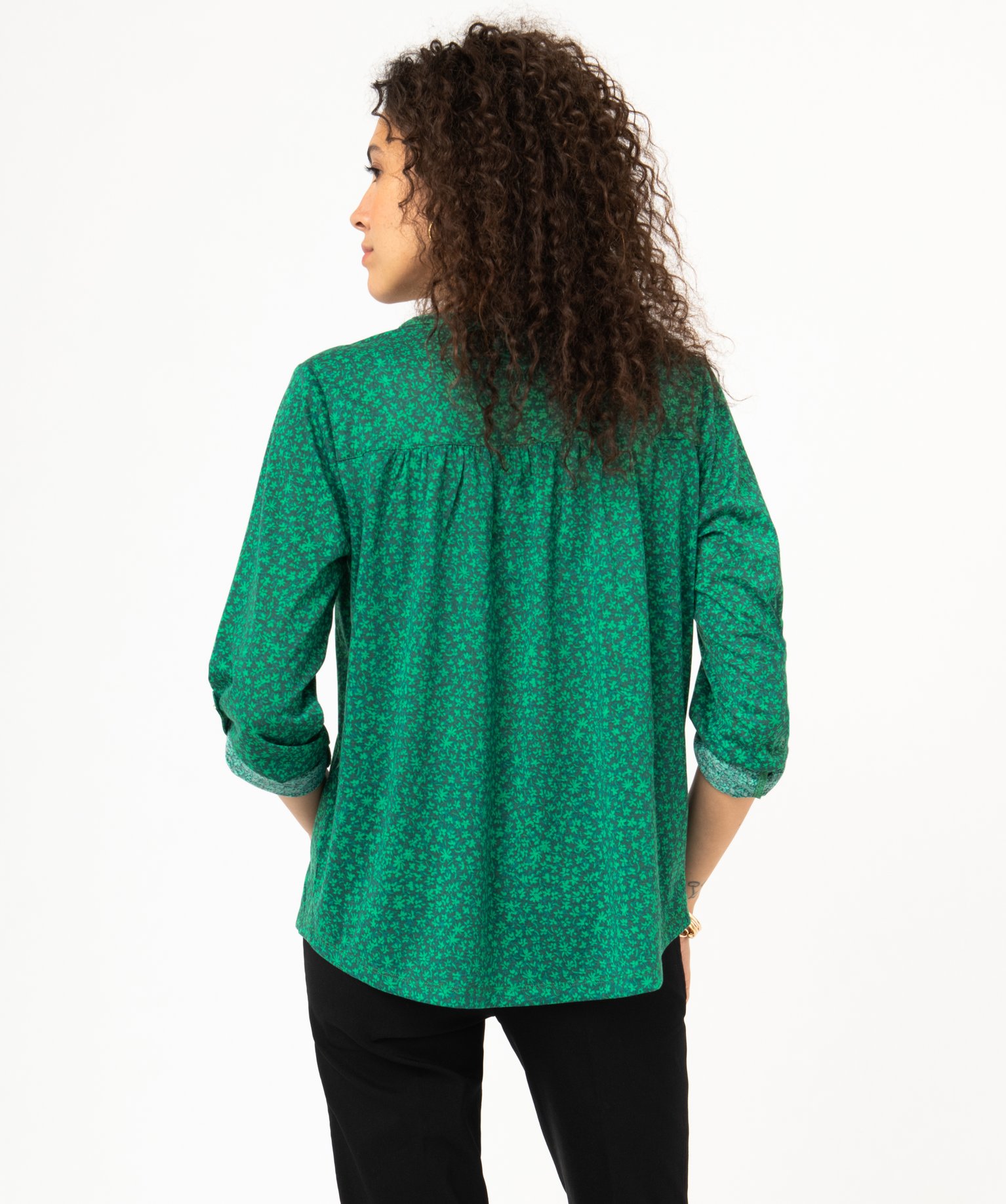 Tee-shirt à manches longues imprimé en polyester recyclé ... imprime | GEMO