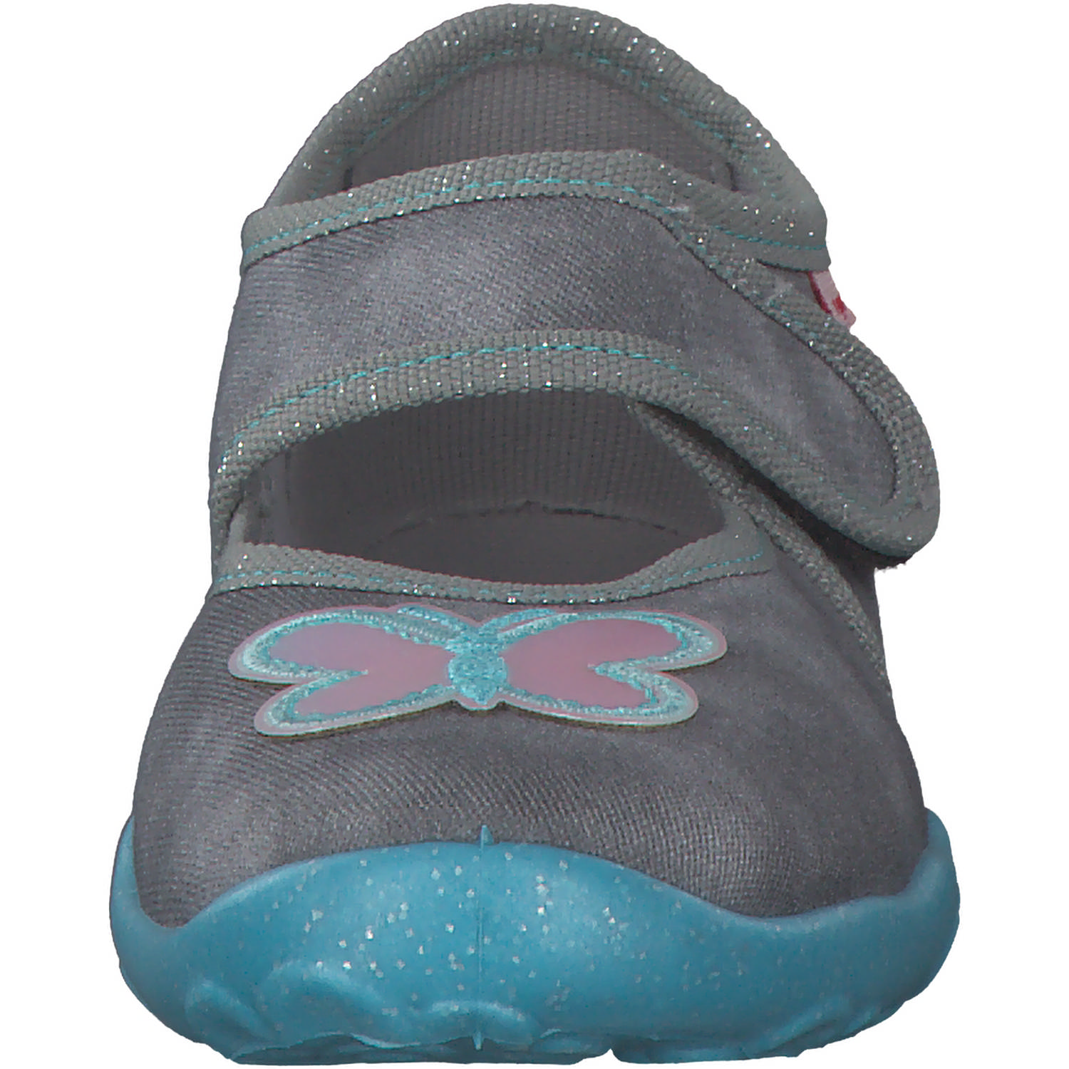Superfit BONNY 00280, Hausschuhe, Kinder, Grau/Hellblau