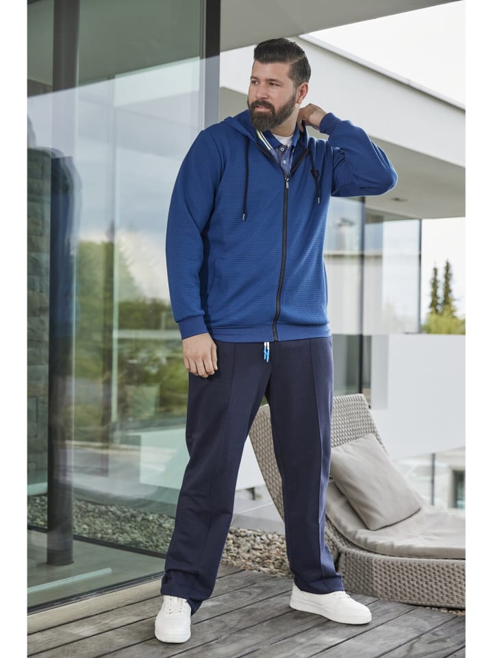 Charles Colby Sweatjacke DUKE TREY in royal blau günstig kaufen