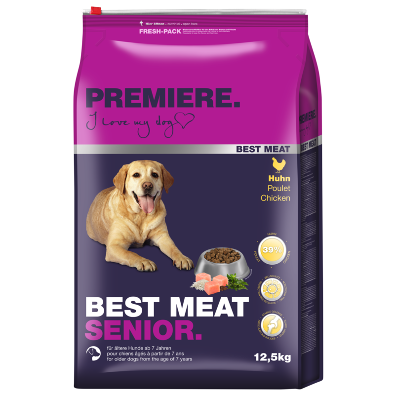 PREMIERE Hundetrockenfutter PREMIERE Best Meat Senior Huhn 12,5 kg