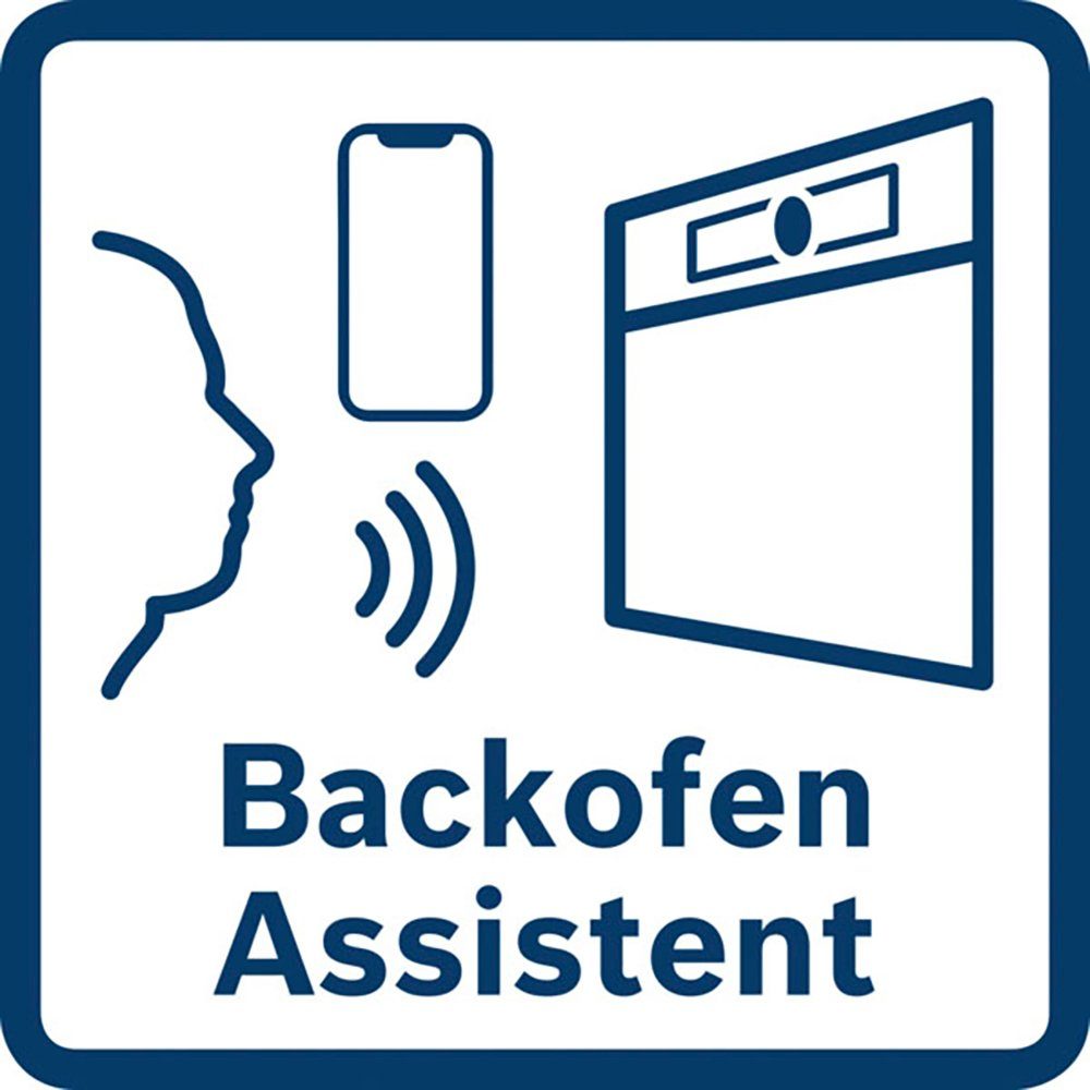 BOSCH Backofen mit Mikrowelle Serie 8 HMG778NB1, mit 1-fach-Teleskopauszug, Pyrolyse-Selbstreinigung