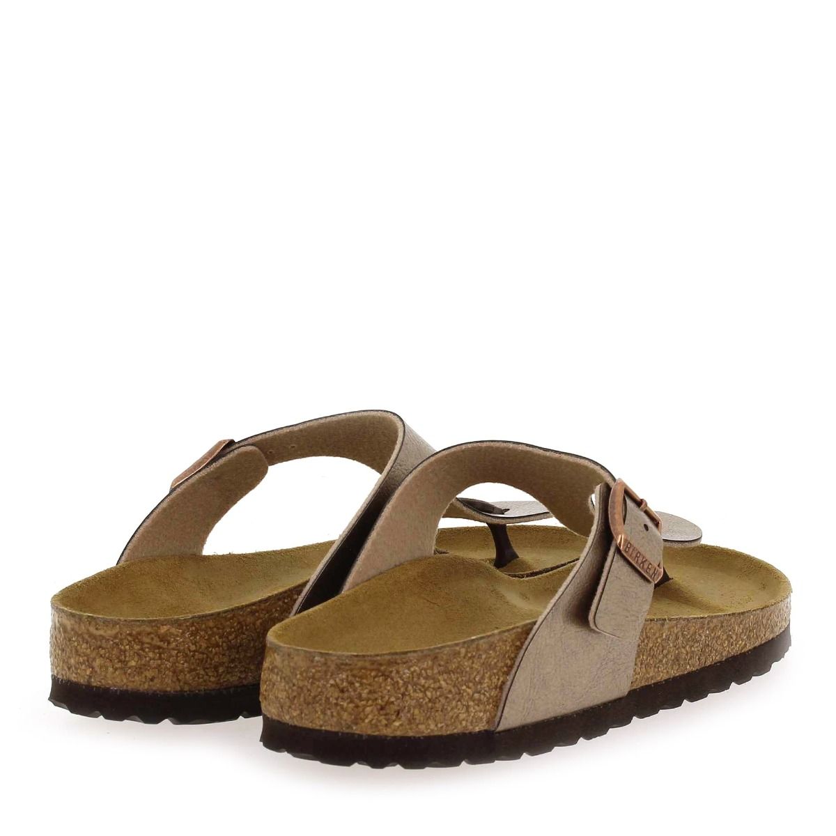 Birkenstock  GIZEH - taupe métallisé