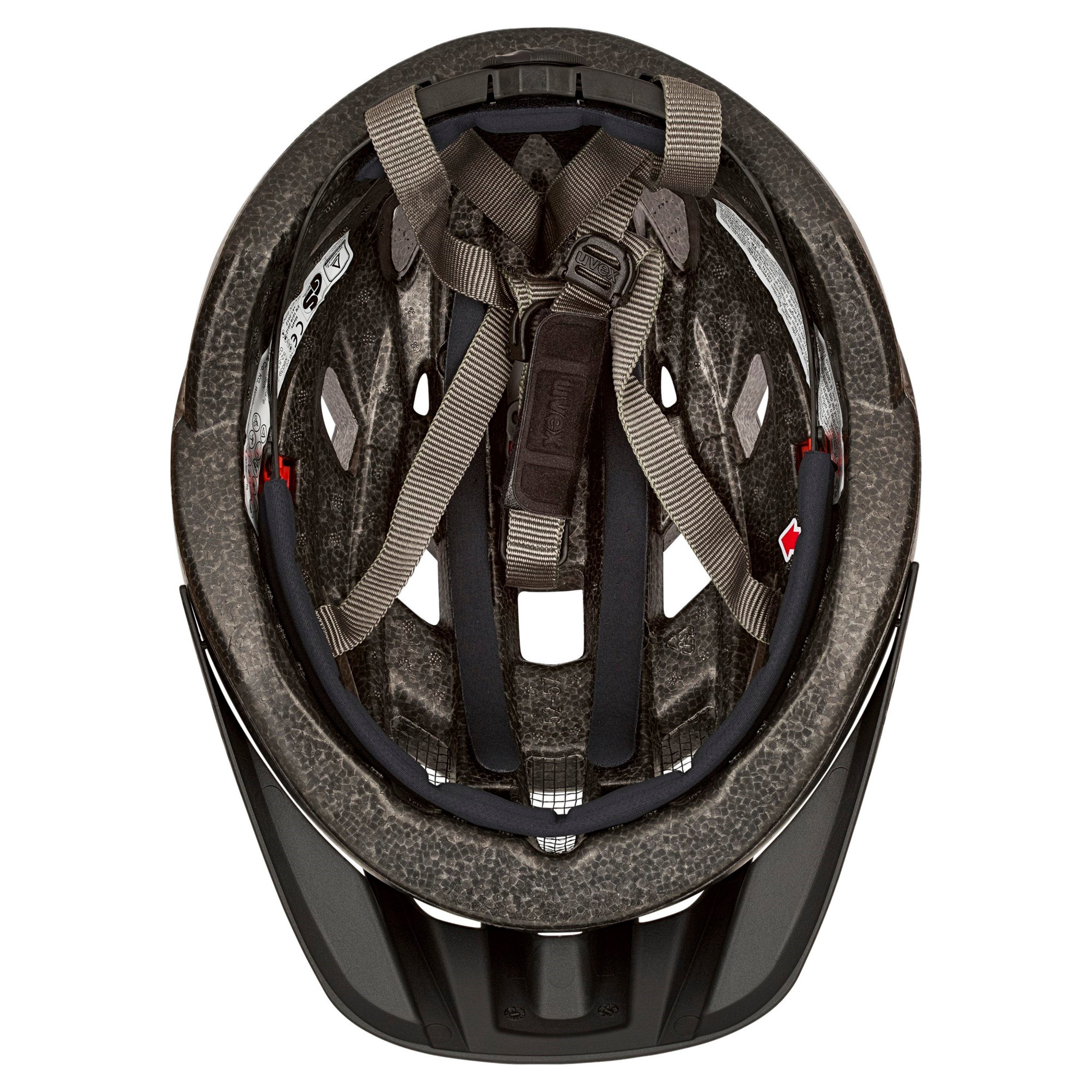 Uvex Fahrradhelm i-vo cc black carbon-look mat
