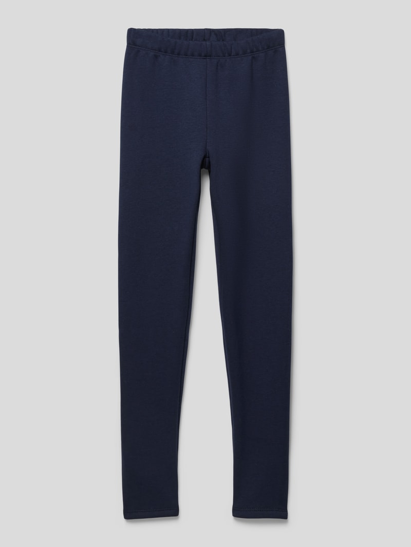 Sweatpants mit elastischem Bund in marineblau