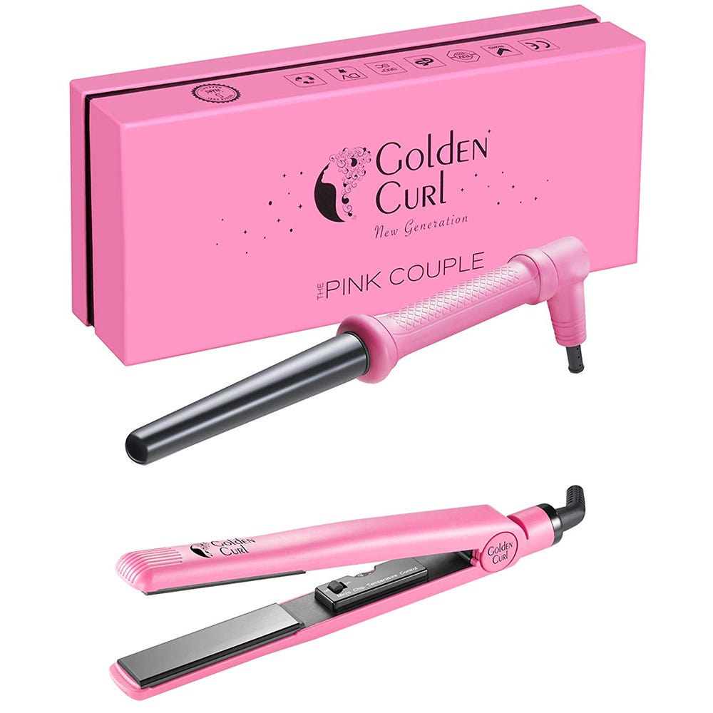 Golden Curl The Pink Couple
