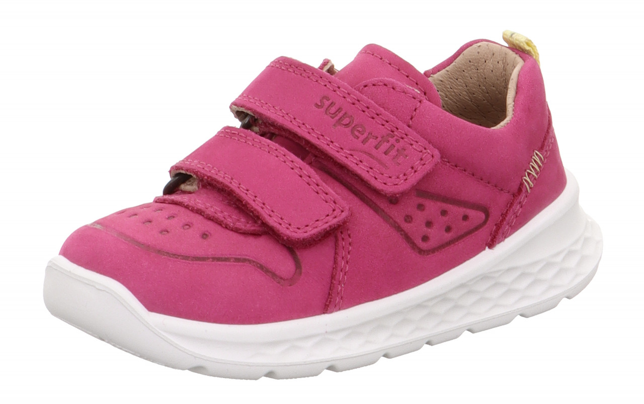 BREEZE - Pink/GelbSneaker low mit Klettverschluss