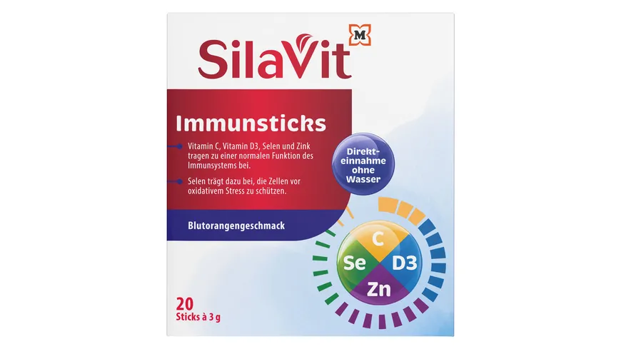 SilaVit Immunsticks Blutorangengeschmack