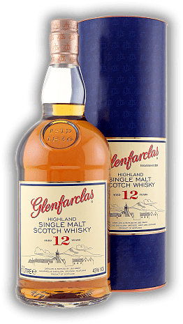 Glenfarclas 12 Years 1,0 Liter Glenfarclas 12 Years 1,0 Liter Eine ausgezeichnete Einführung in den Stil der Destille. Alter 12 J. - 1	 Liter - Vol 43%