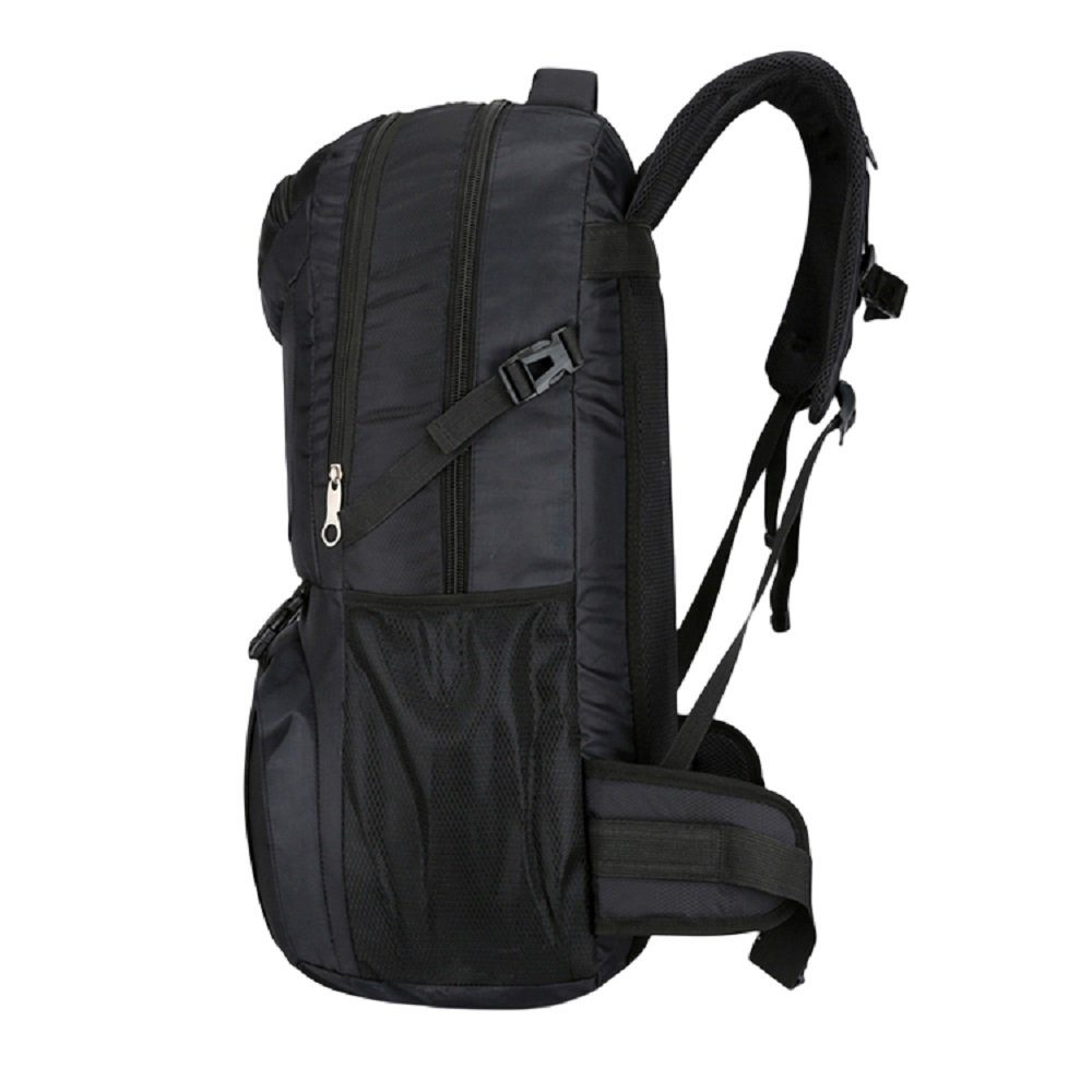 RAIKOU Rucksack 60L Wasserdichter Wanderrucksack Kletterrucksack Reiserucksack (Kletterfischer, Faltbare), ultraleichter, packbarer