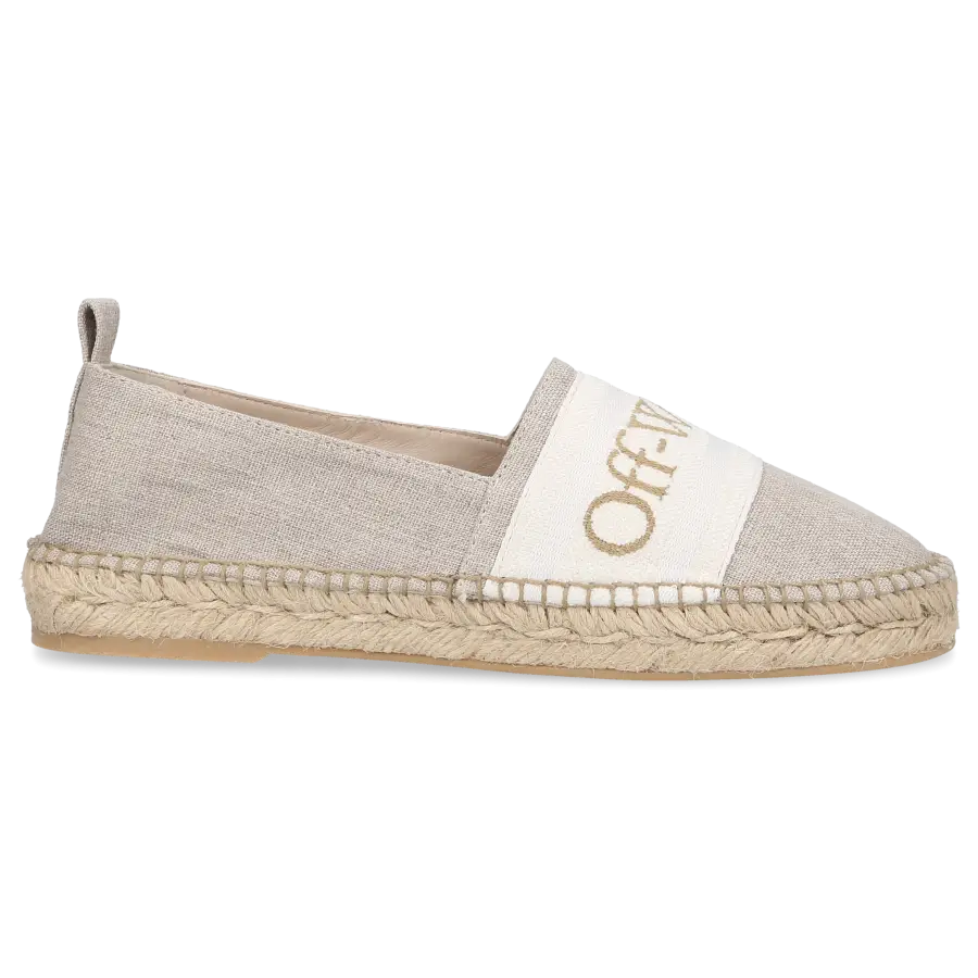 Off-White - Espadrilles OWIA259S Baumwolle - beige