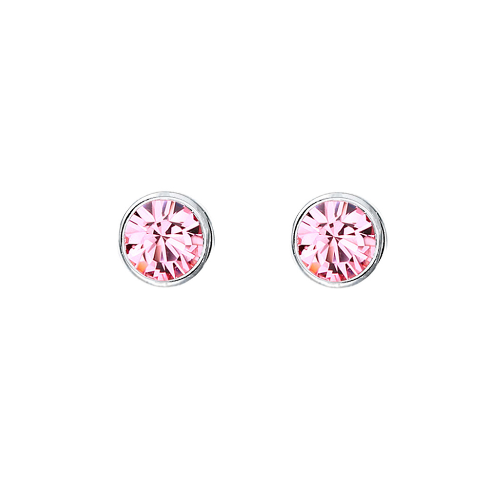 Elli Elli Boucles d'Oreilles Femme Boucles d'Oreilles Scintillantes avec des Cristaux  Boucles d'oreilles