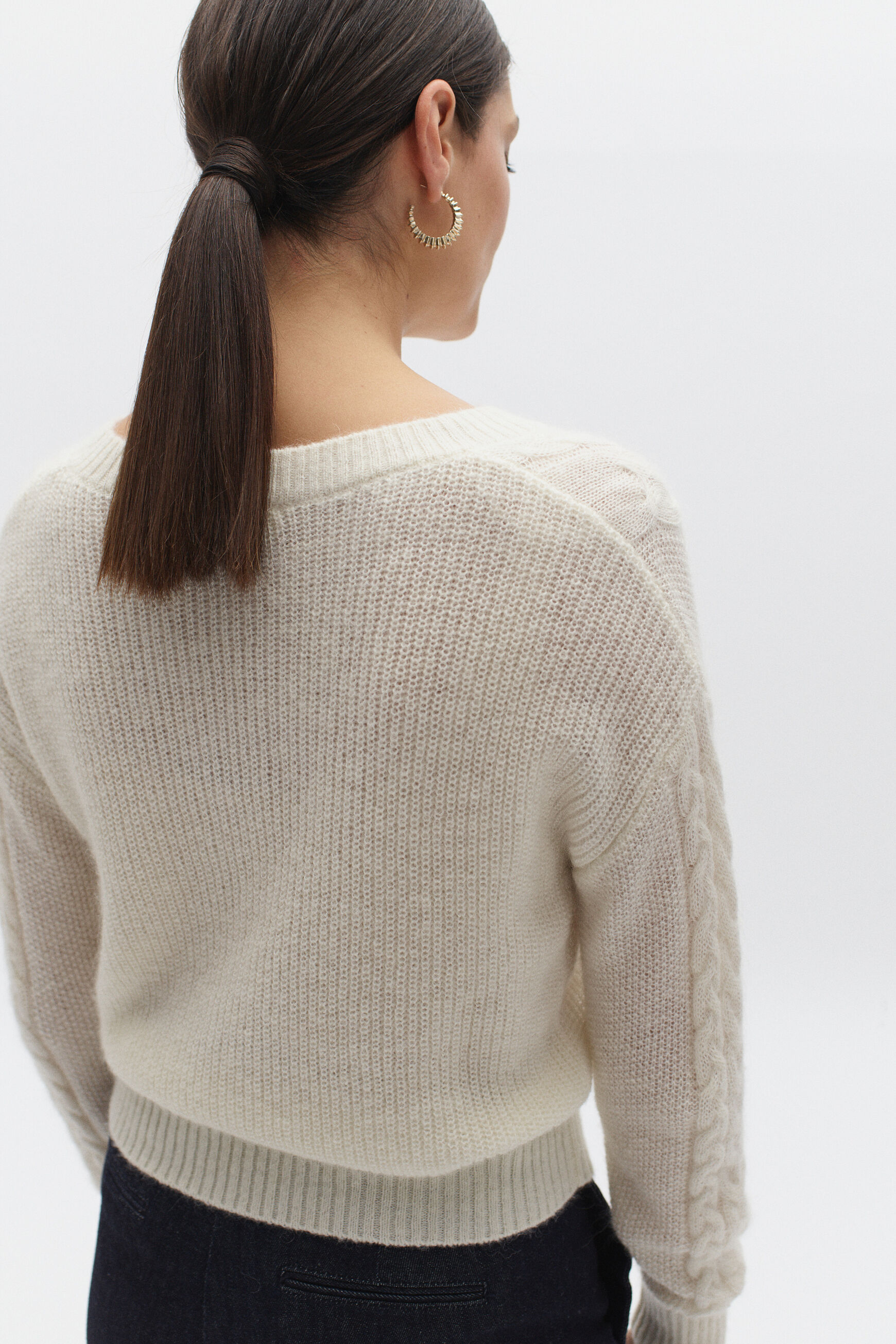 pull ludmila ivoire femme