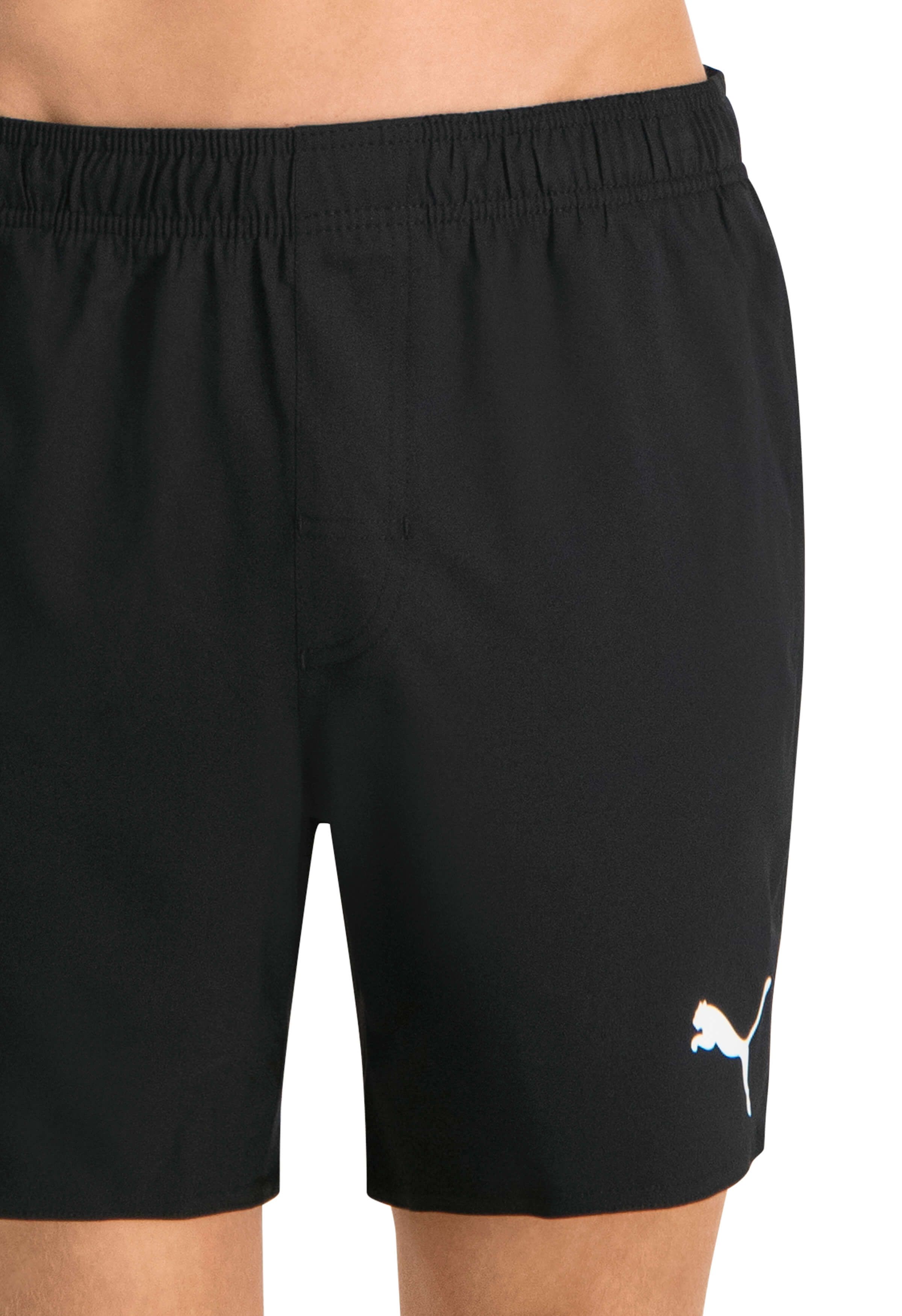 PUMA Mid Shorts schwarze Badehose
