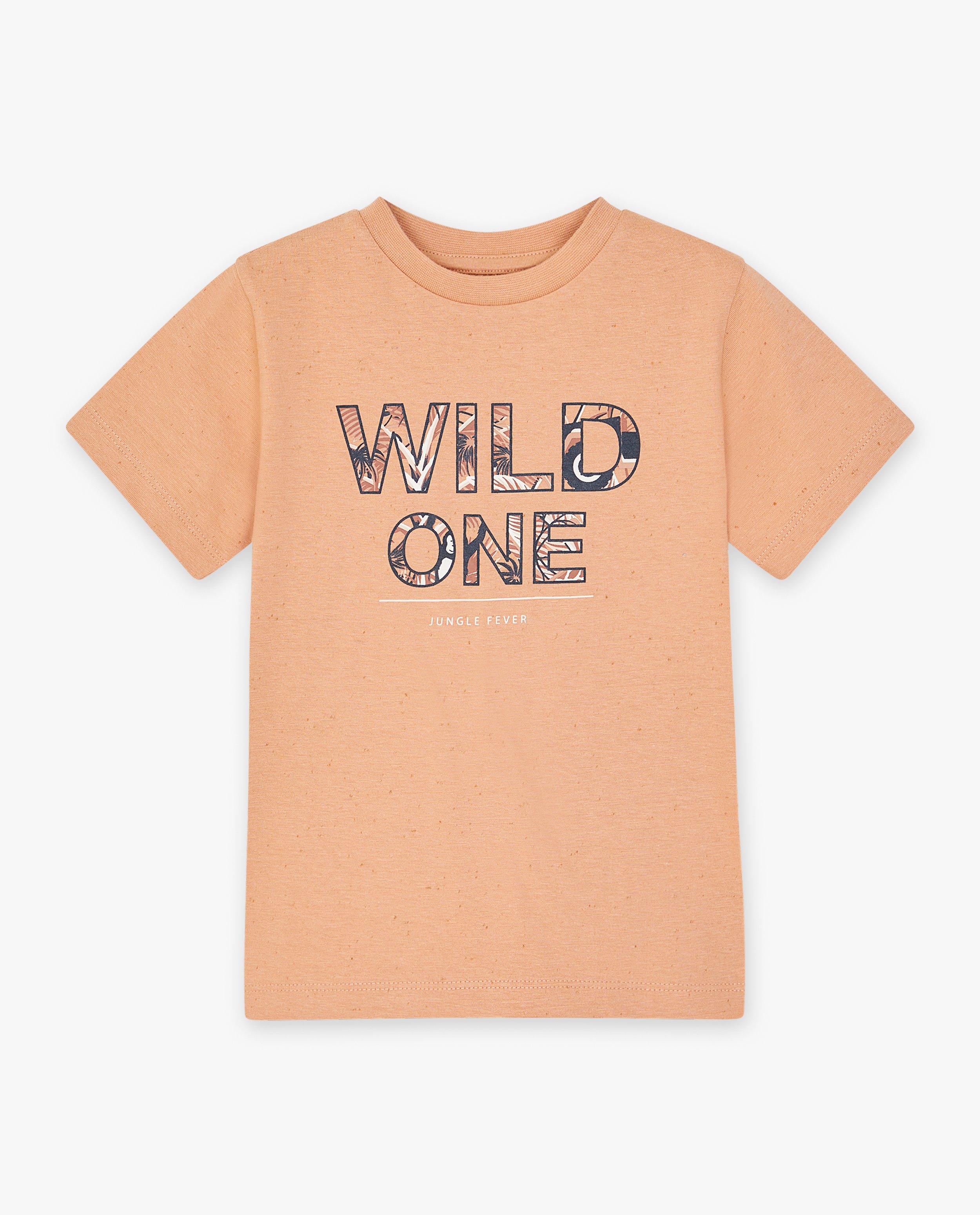 Kidz Nation Wild one bézs póló