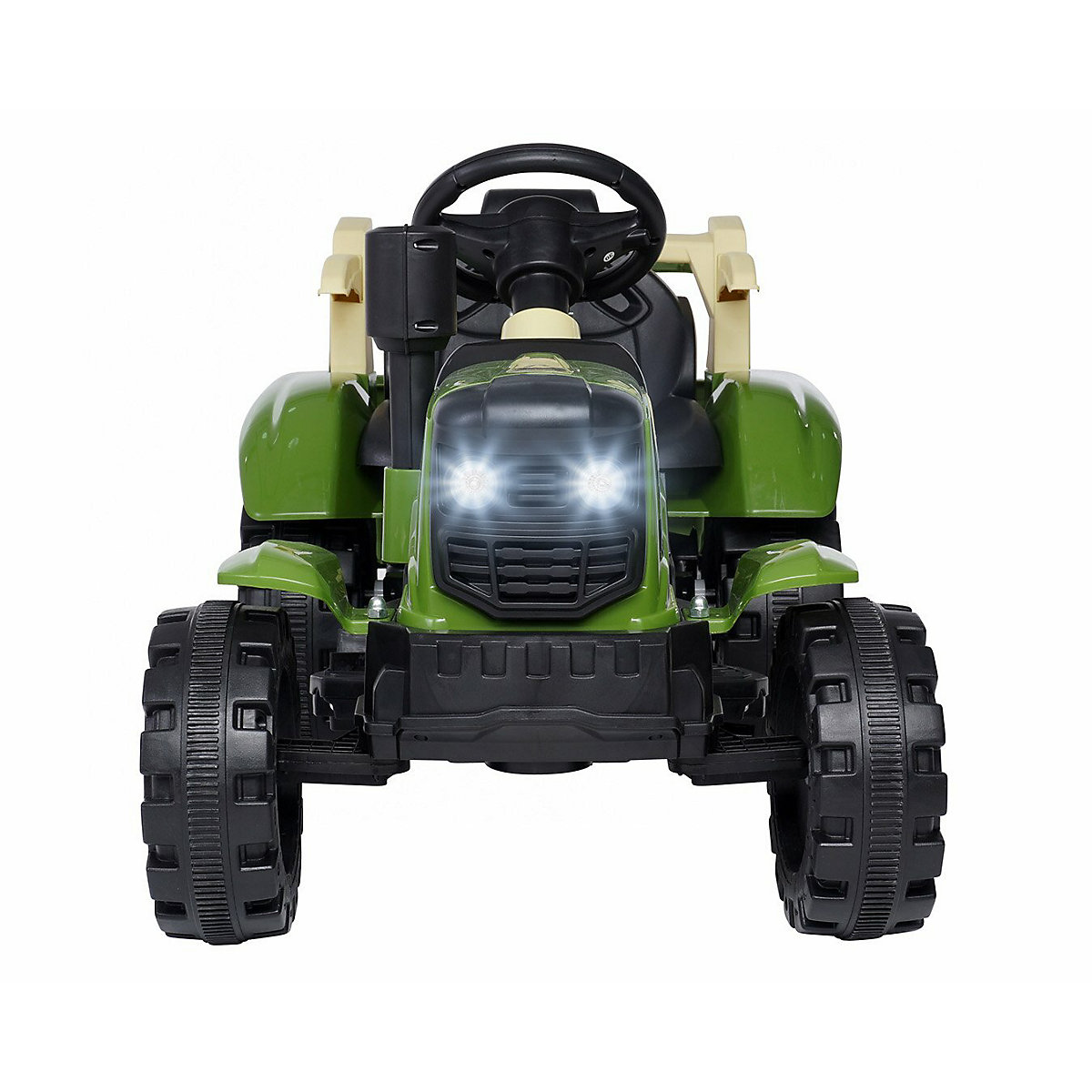 Kinder Elektroauto Traktor mit Anhänger - 2x25 Watt - Kinderauto mit Fernbedienung - Soundmodul