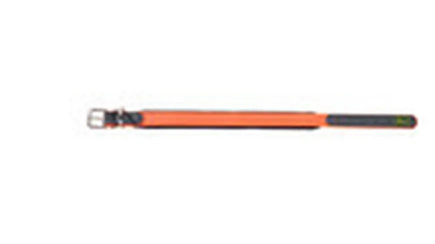 Hunter Hundehalsband Convenience Comfort, Farbe: neonorange, Größe: 65, Maße: 52 - 60 cm /2,5 cm