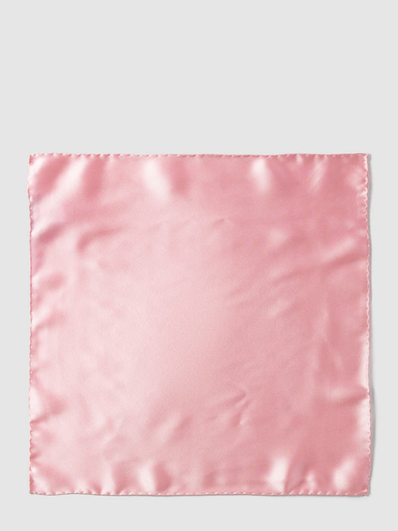 Einstecktuch aus reiner Seide in pink