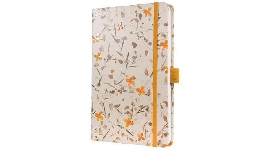 sigel Notizbuch Jolie® Bloom Orange 135 x 203mm liniert
