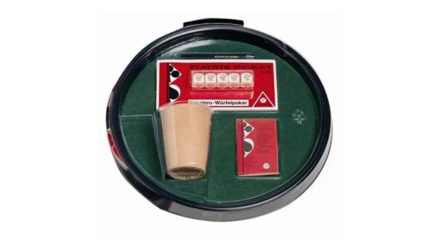 Piatnik - Würfeltablett Pokerwürfel