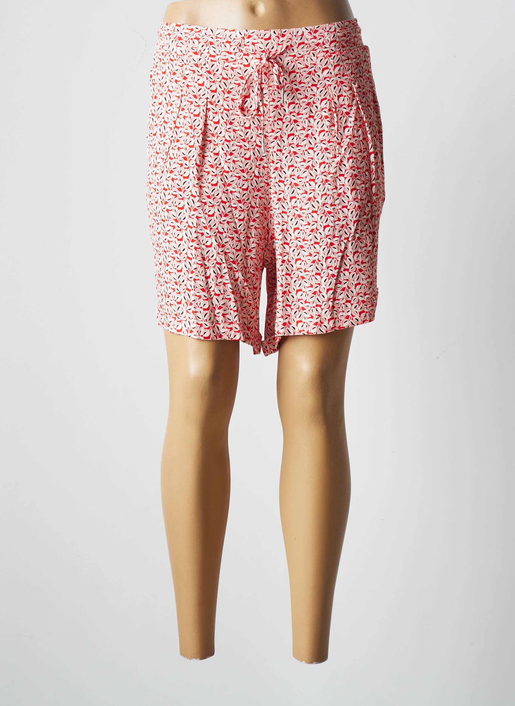 C Est Beau La Vie Bermudas Femme couleur rouge