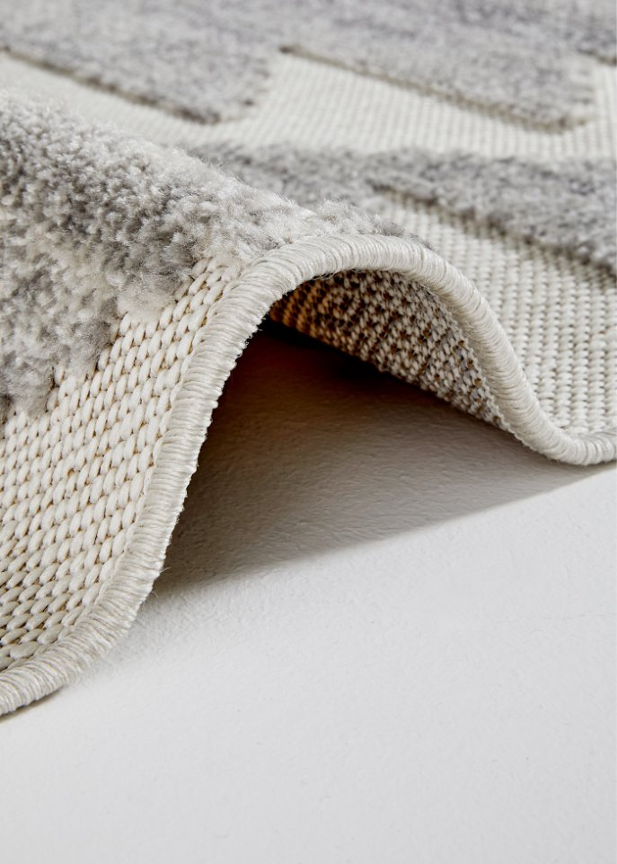 In-und Outdoor Teppich mit plastischer Struktur