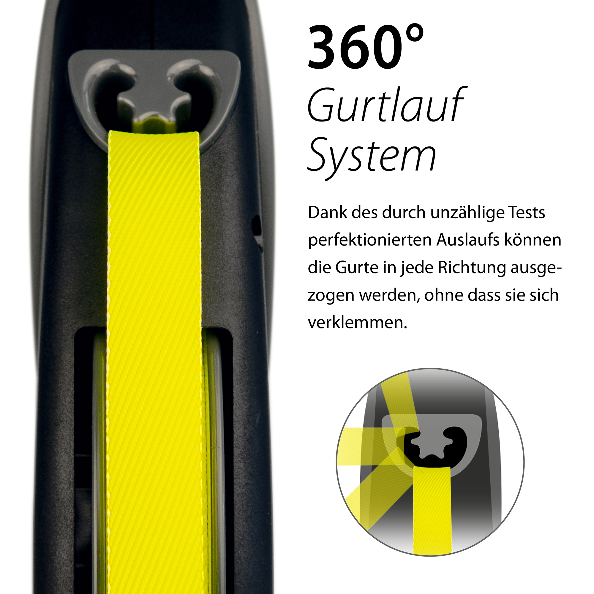 Trixie Hundeleinen Trixie flexi Giant Neon Gurt XL