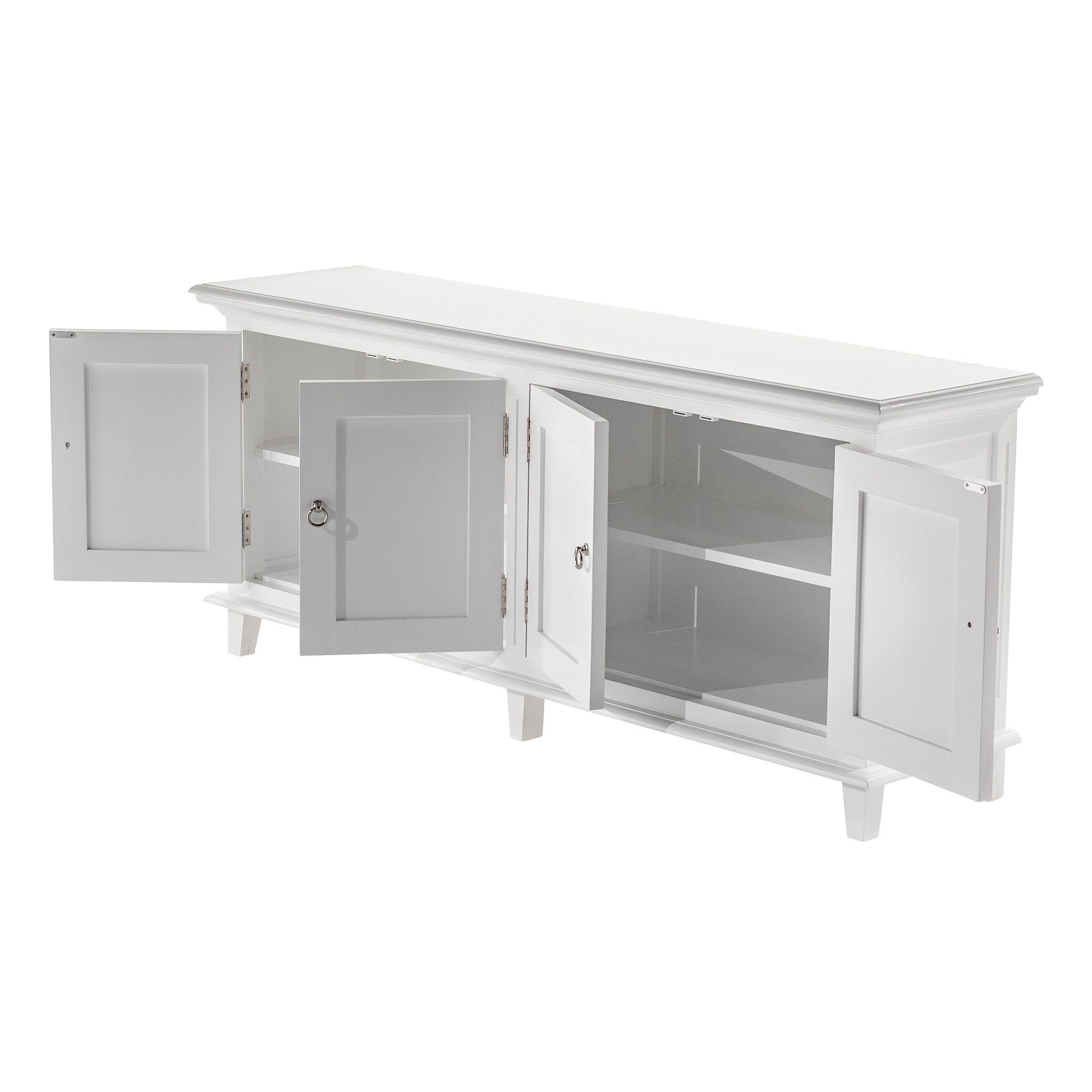Novasolo Küchenbuffet Skansen Verstellbare Regale, Double-Bay Hutch Kabinett