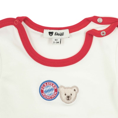 Body kurzarm FC Bayern, weiß