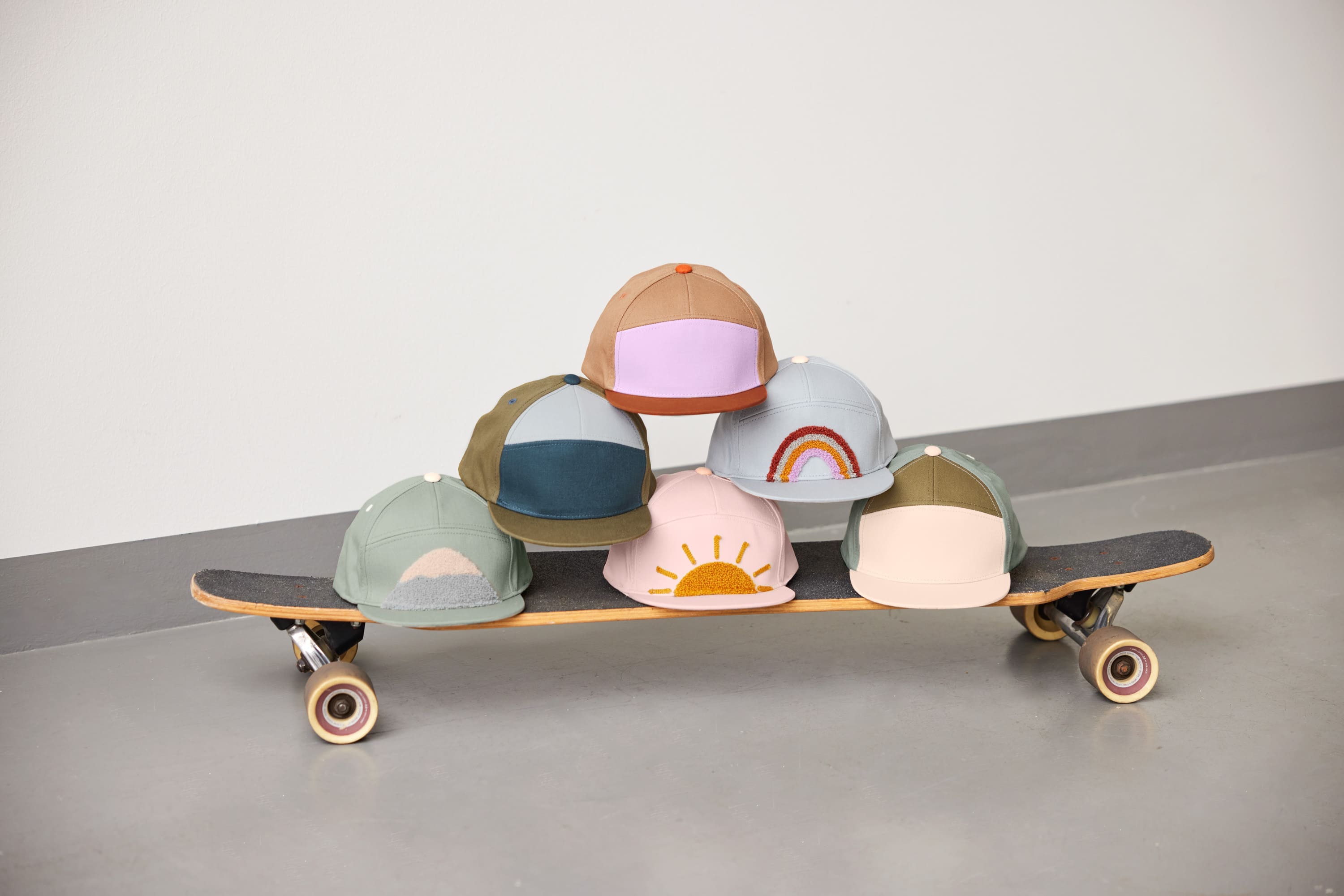 Kinder Cap - Little Gang, Oliv Blau Grau