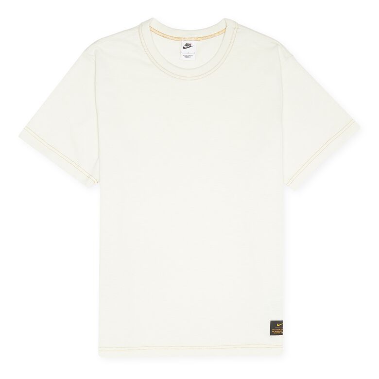 NIKE Life Shortsleeve Knit Top phantom/gold suede/black