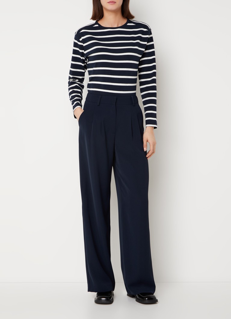 French Connection Rallie long-sleeved shirt with stripe print