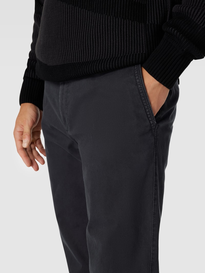 Stoffhose mit Paspeltasche Modell 'EVEREST' in anthrazit