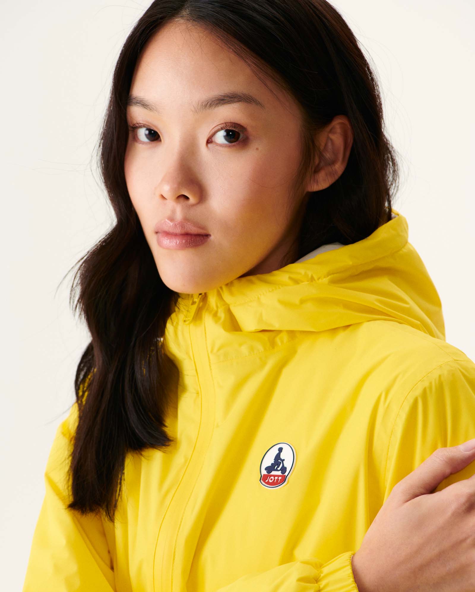 Doudoune réversible à capuche Ultralight Citron/Ecru Kara