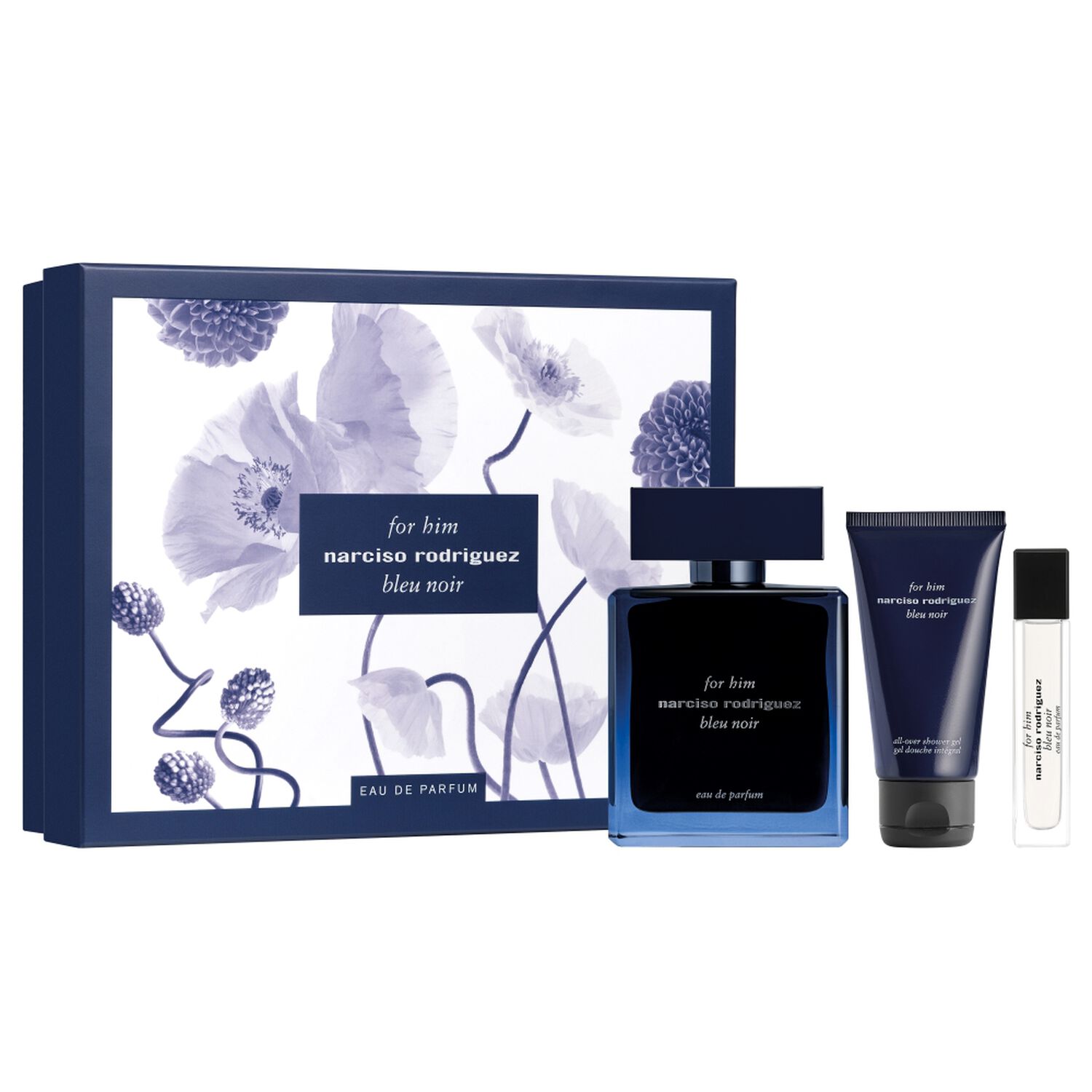 Narciso Rodriguez For Him Bleu Noir Coffret Eau de Parfum 100 ml + 10 ml + Gel Douche 50 ml