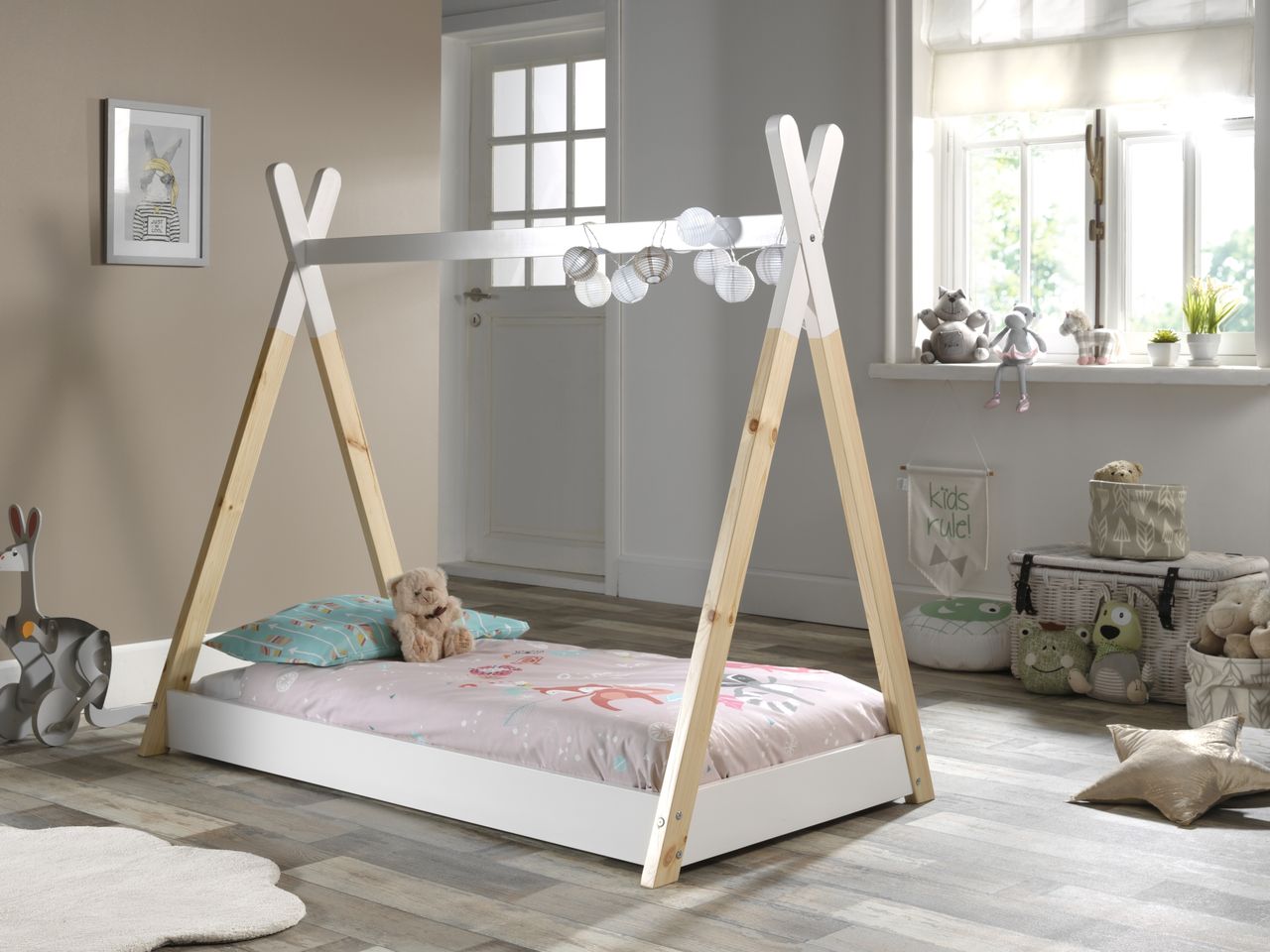VIPACK Tipi Zelt Bett Liegefläche 70 x 140 cm